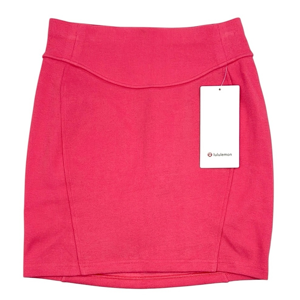 lululemon athletica Hot Pink Knit Mini Skirt